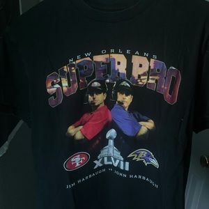 Harbaugh brothers tee